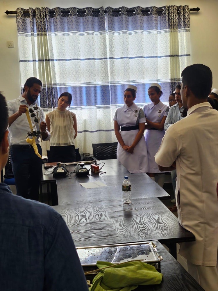 AEFIX workshop at Jaffna Teaching Hospital in July 2025 // Credit: Kizher Buhary