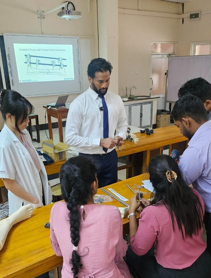 AEFIX workshop at Jaffna Teaching Hospital in July 2025 // Credit: Kizher Buhary