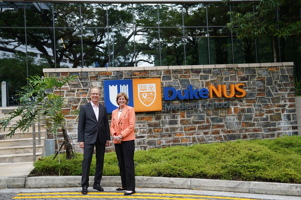 Dean Coffman and Dean Klotman at Duke-NUS
