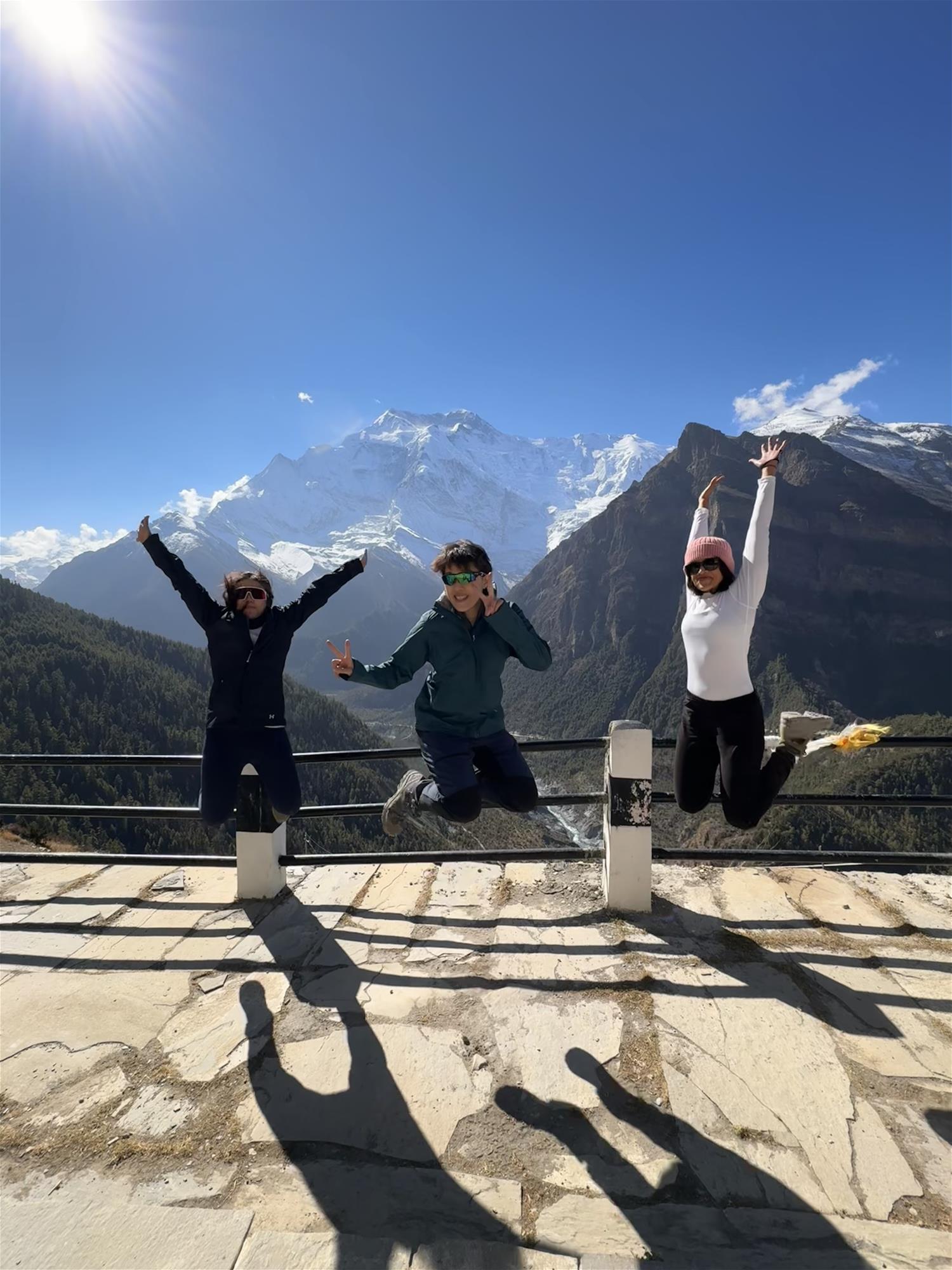 Not forgetting to have fun along the trail // Credit: Anuradha Pandey