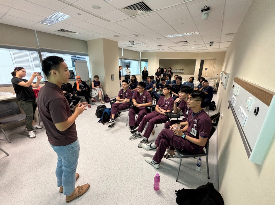 Briefing for the competing teams on the day of the competition