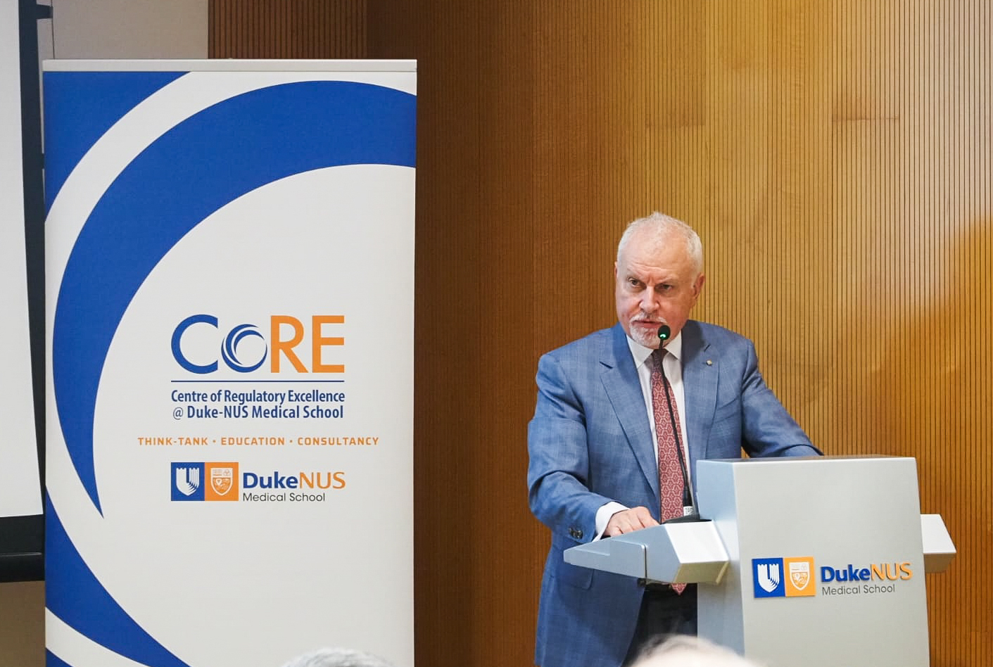 A/Prof Silke Vogel giving the closing remarks and congratulating the graduates